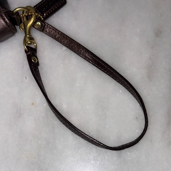 Coach Purse Bag Handbag Kristin Leather Clutch Wristlet Mini Bag Pocketbook - Picture 15 of 16